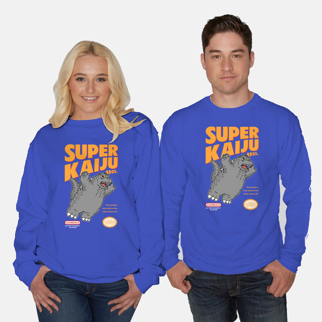 Super Kaiju-Unisex-Crew Neck-Sweatshirt-pigboom