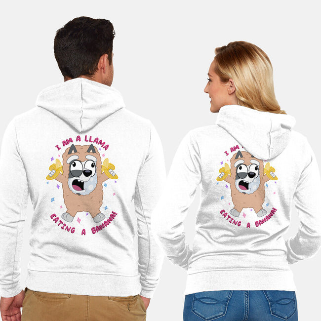 I Am A Llama-Unisex-Zip-Up-Sweatshirt-Alexhefe