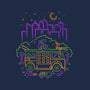 Purple Turtle Van Life-Womens-Basic-Tee-Aarons Art Room