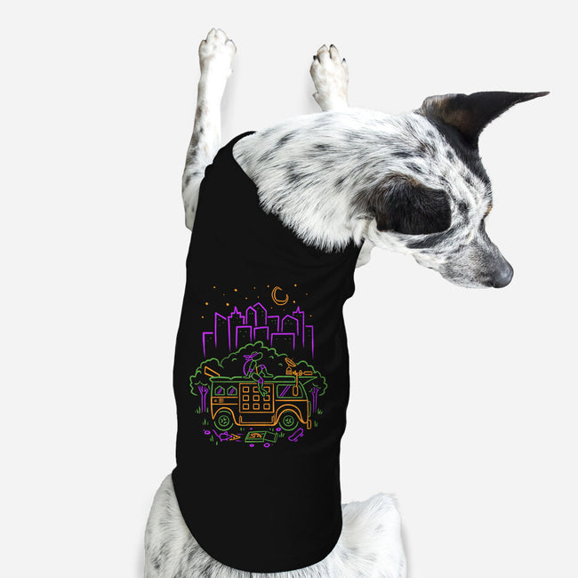 Purple Turtle Van Life-Dog-Basic-Pet Tank-Aarons Art Room