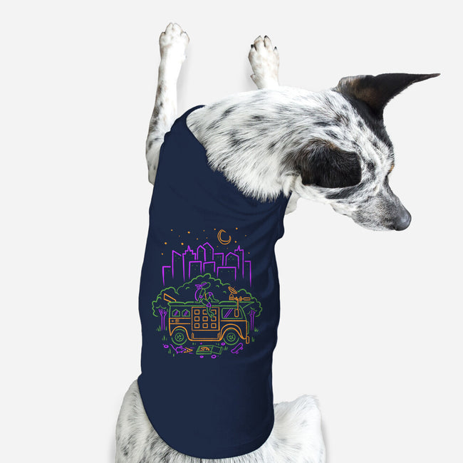 Purple Turtle Van Life-Dog-Basic-Pet Tank-Aarons Art Room