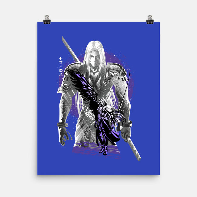 Angel Of Death Sephiroth-None-Matte-Poster-hypertwenty