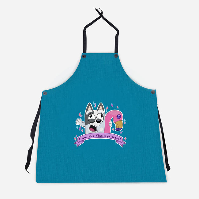 I Am The Flamingo Queen-Unisex-Kitchen-Apron-Alexhefe