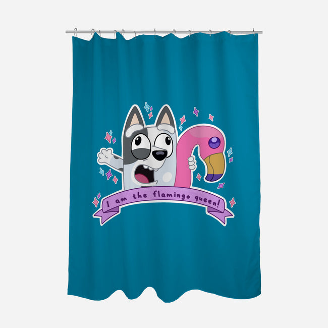 I Am The Flamingo Queen-None-Polyester-Shower Curtain-Alexhefe