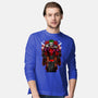 Hi My Great Friend-Mens-Long Sleeved-Tee-Conjura Geek