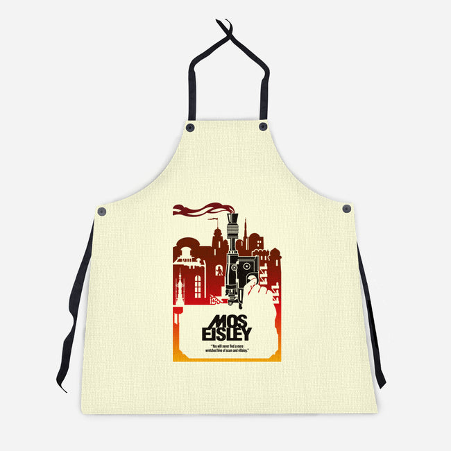 Galactic Streets-Unisex-Kitchen-Apron-CappO