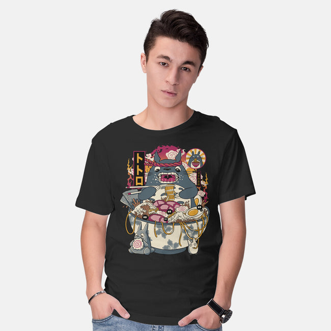 Ramen Totoro-Mens-Basic-Tee-gaci