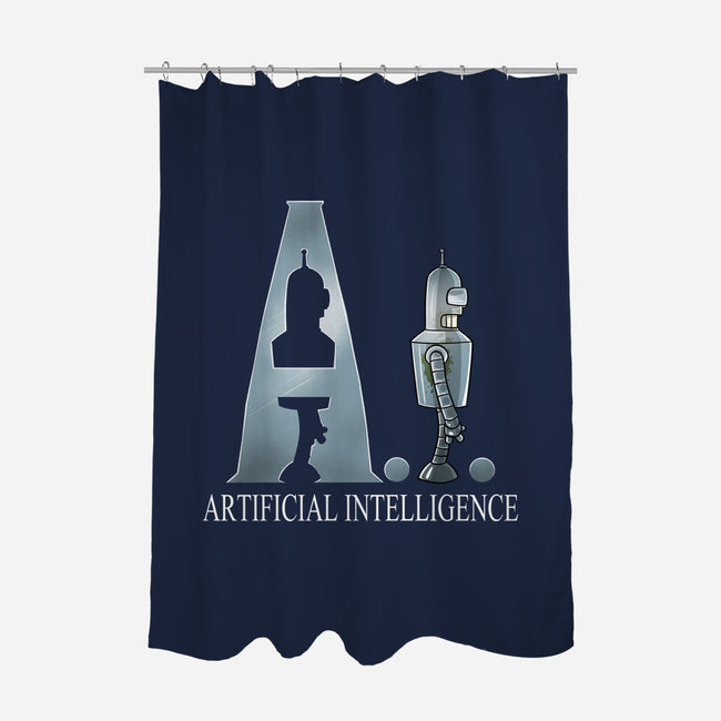 Artificial Intelligence-None-Polyester-Shower Curtain-zascanauta