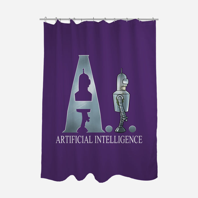 Artificial Intelligence-None-Polyester-Shower Curtain-zascanauta