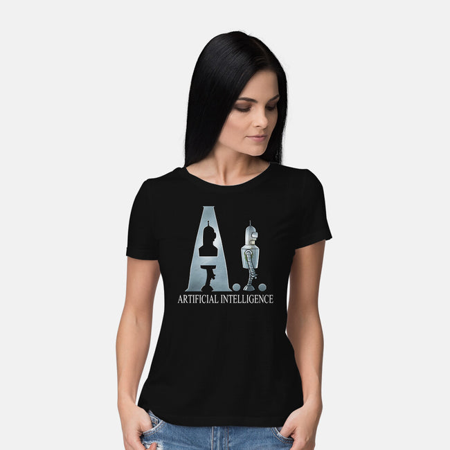 Artificial Intelligence-Womens-Basic-Tee-zascanauta