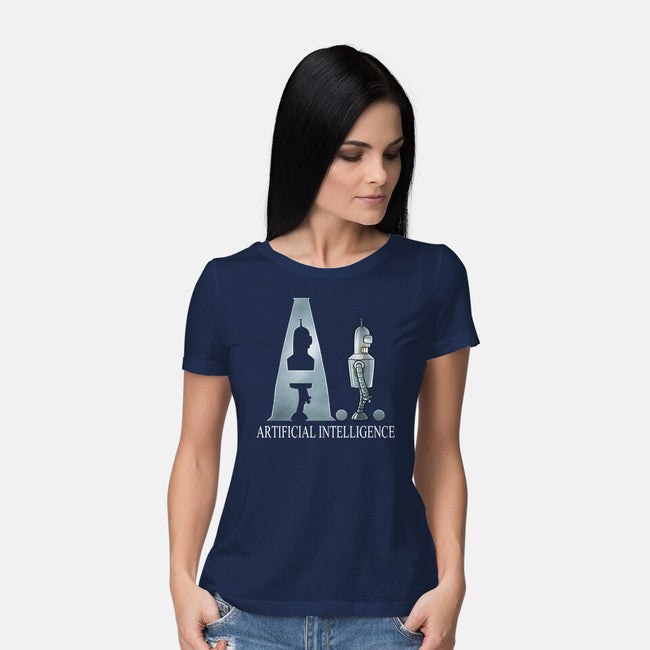 Artificial Intelligence-Womens-Basic-Tee-zascanauta