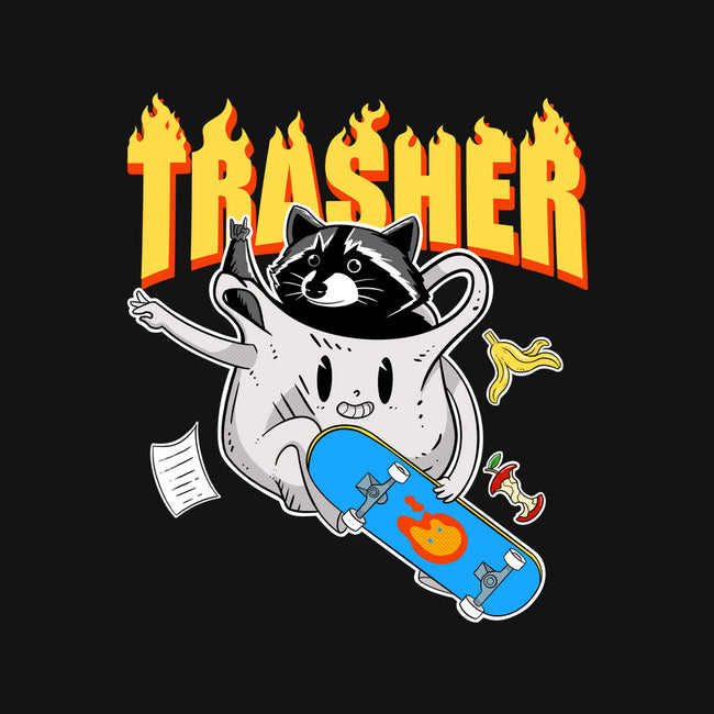 Trasher Panda-Mens-Long Sleeved-Tee-Tri haryadi