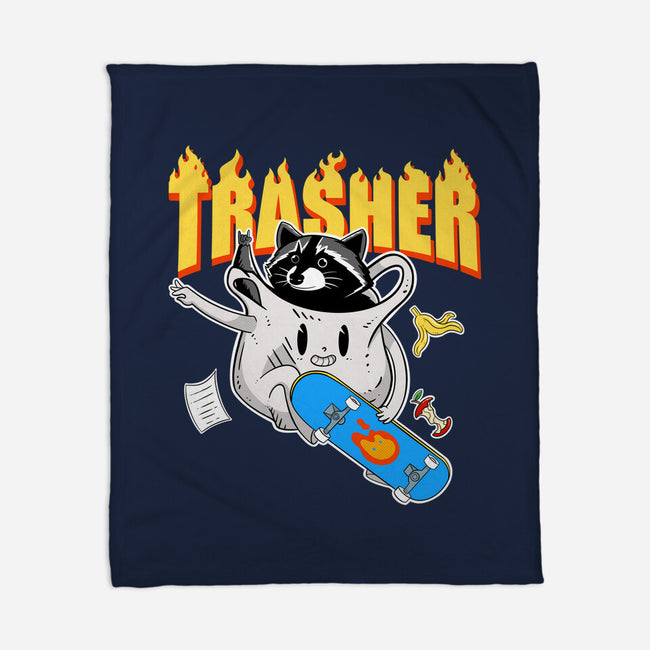 Trasher Panda-None-Fleece-Blanket-Tri haryadi