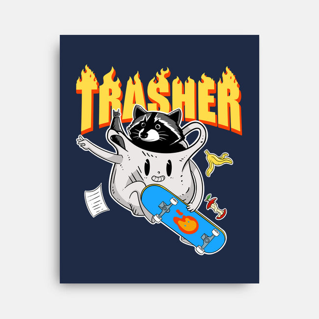 Trasher Panda-None-Stretched-Canvas-Tri haryadi