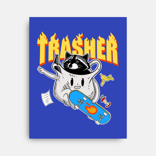 Trasher Panda-None-Stretched-Canvas-Tri haryadi