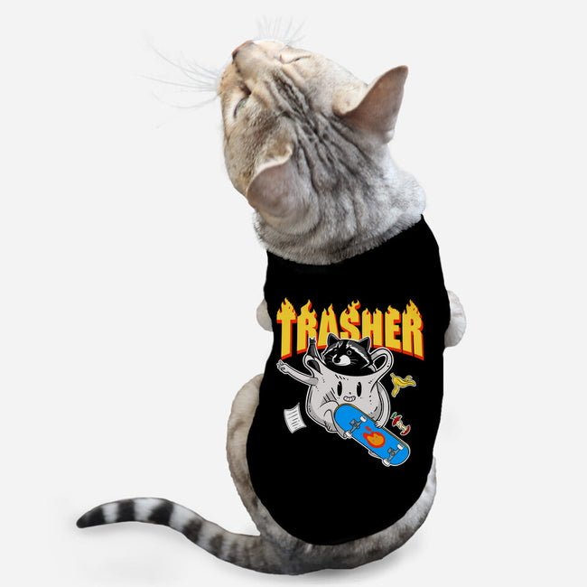 Trasher Panda-Cat-Basic-Pet Tank-Tri haryadi