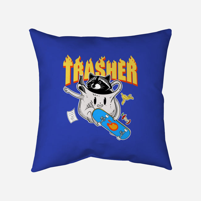 Trasher Panda-None-Removable Cover-Throw Pillow-Tri haryadi