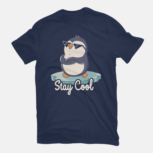 Stay Cool Funny Penguin-Youth-Basic-Tee-tobefonseca