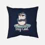 Stay Cool Funny Penguin-None-Removable Cover w Insert-Throw Pillow-tobefonseca