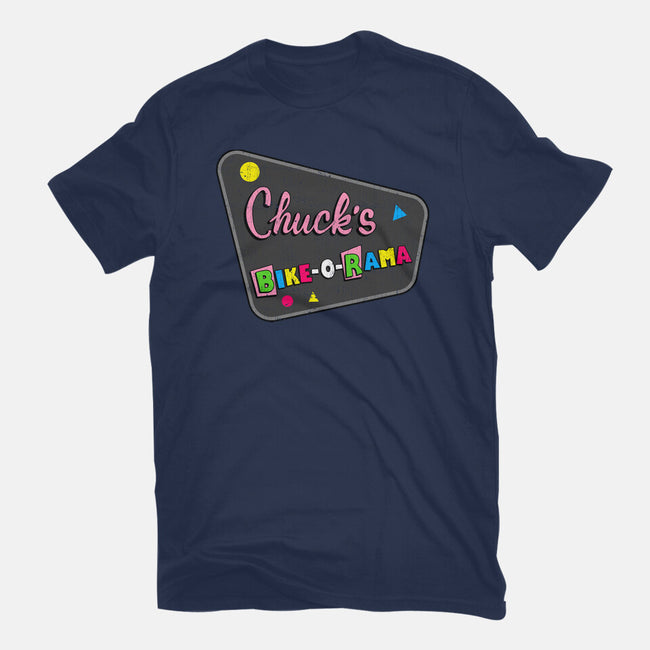 Chuck's Bike-O-Rama-Mens-Basic-Tee-sachpica