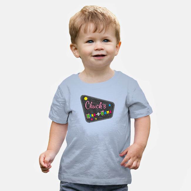 Chuck's Bike-O-Rama-Baby-Basic-Tee-sachpica