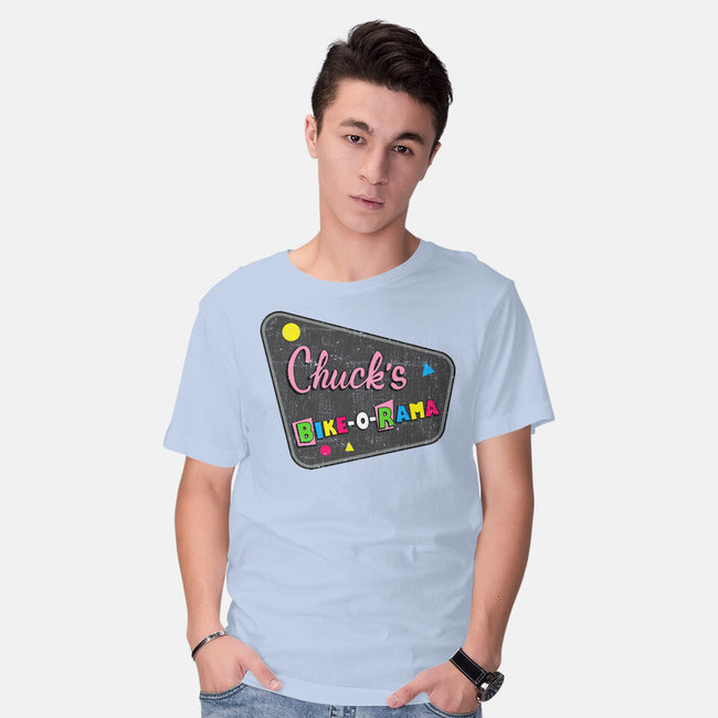 Chuck's Bike-O-Rama-Mens-Basic-Tee-sachpica