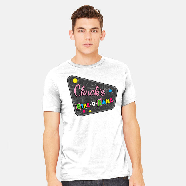 Chuck's Bike-O-Rama-Mens-Heavyweight-Tee-sachpica