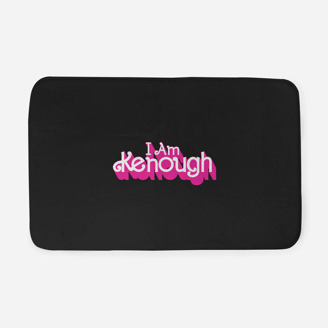 I Am Kenough-None-Memory Foam-Bath Mat-rocketman_art