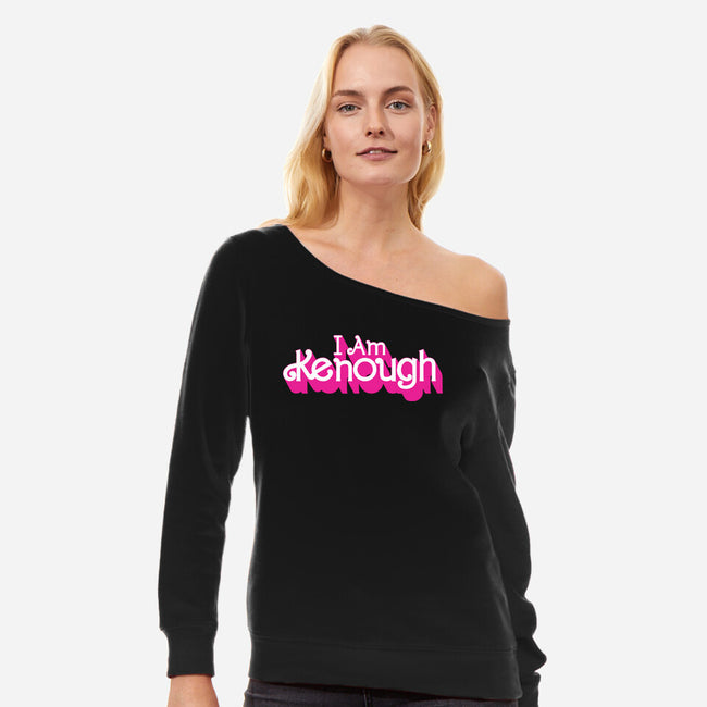 I Am Kenough-Womens-Off Shoulder-Sweatshirt-rocketman_art