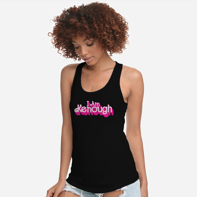 I Am Kenough-Womens-Racerback-Tank-rocketman_art