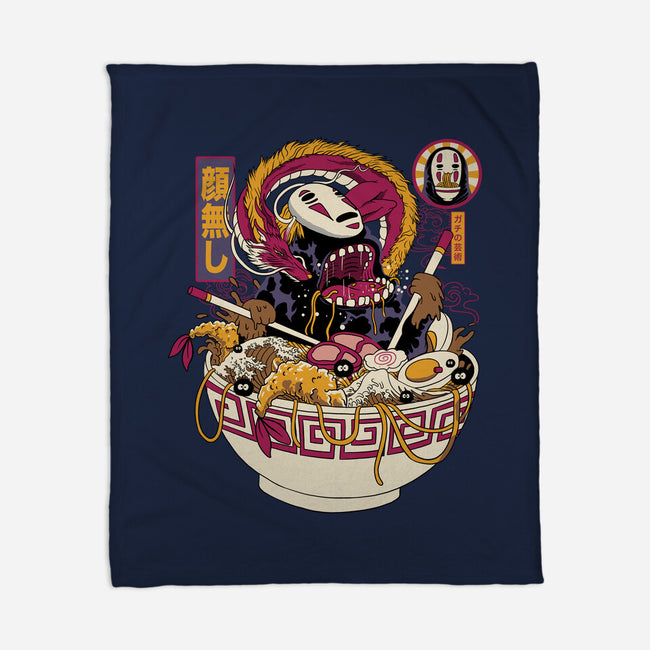 Ramen No Face-None-Fleece-Blanket-gaci