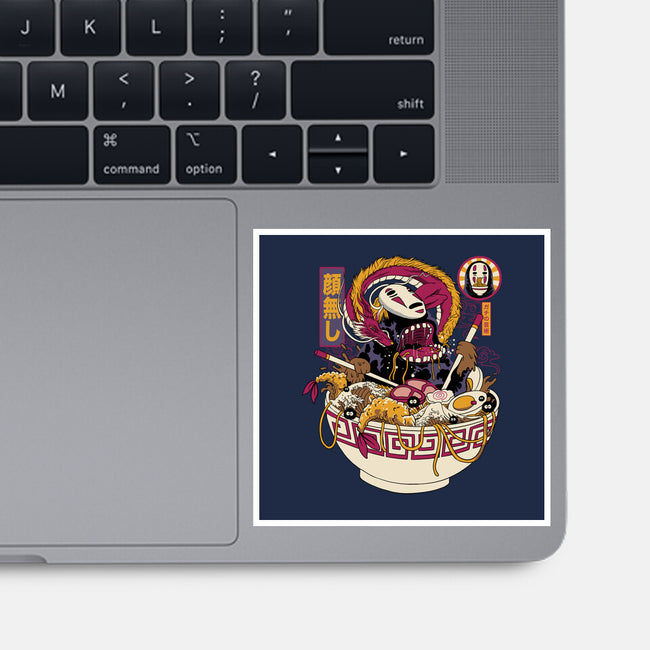 Ramen No Face-None-Glossy-Sticker-gaci