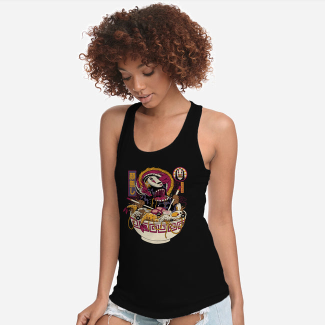 Ramen No Face-Womens-Racerback-Tank-gaci