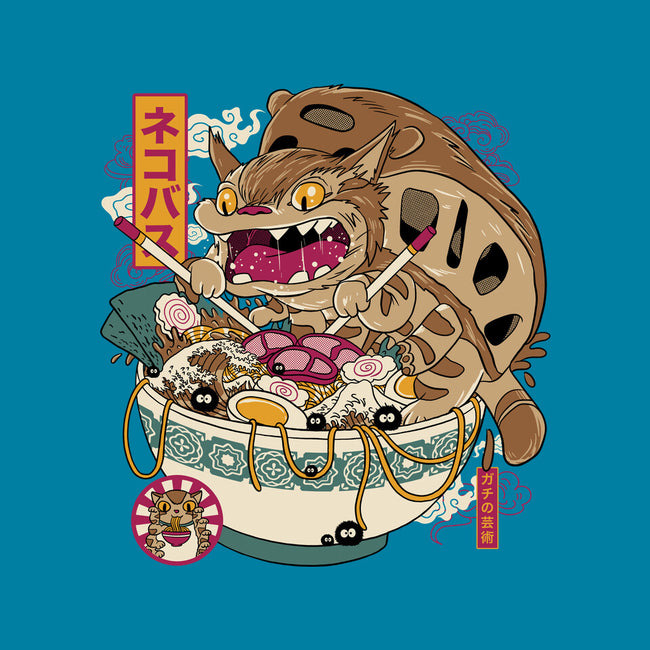 Ramen Catbus-None-Glossy-Sticker-gaci