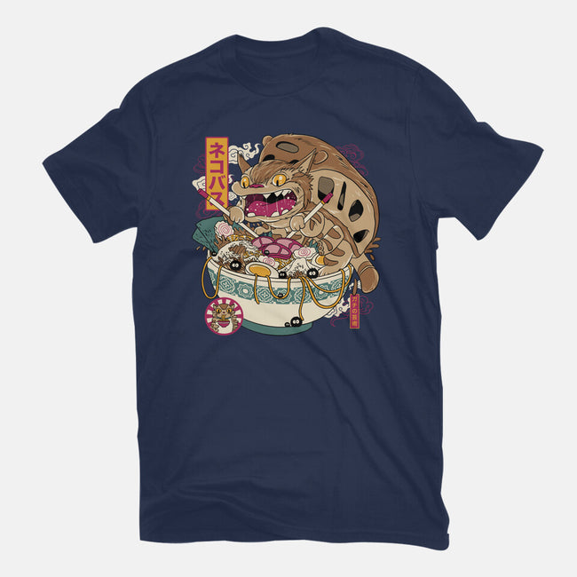 Ramen Catbus-Unisex-Basic-Tee-gaci