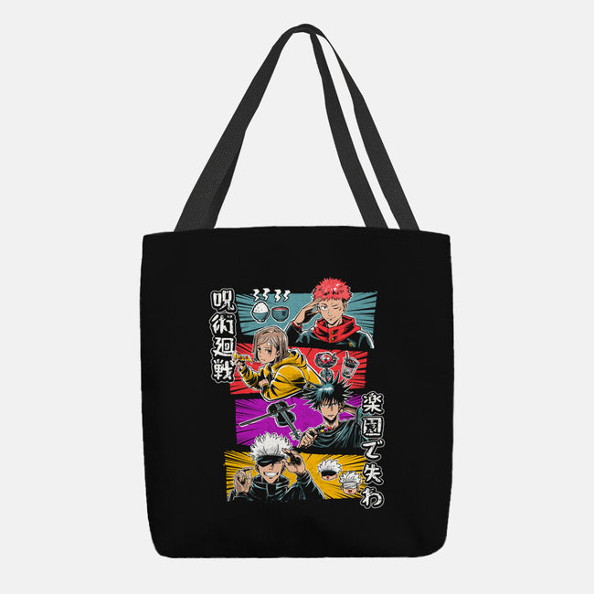 Lunch Friends-None-Basic Tote-Bag-Knegosfield