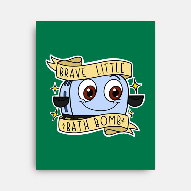 Brave Little Bath Bomb-None-Stretched-Canvas-Alexhefe