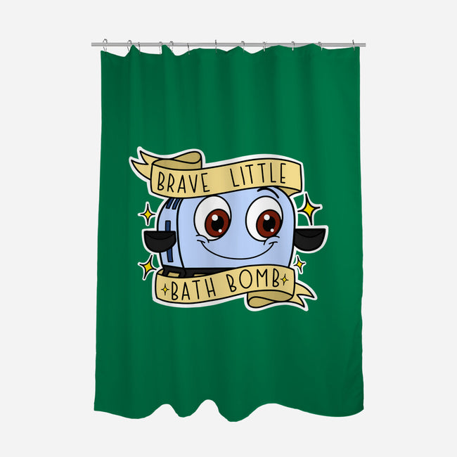 Brave Little Bath Bomb-None-Polyester-Shower Curtain-Alexhefe