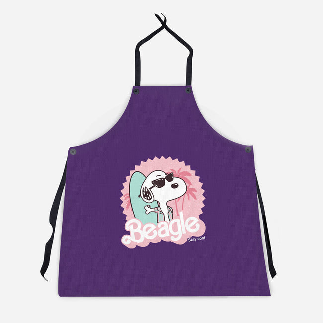 Cool Beagle-Unisex-Kitchen-Apron-retrodivision