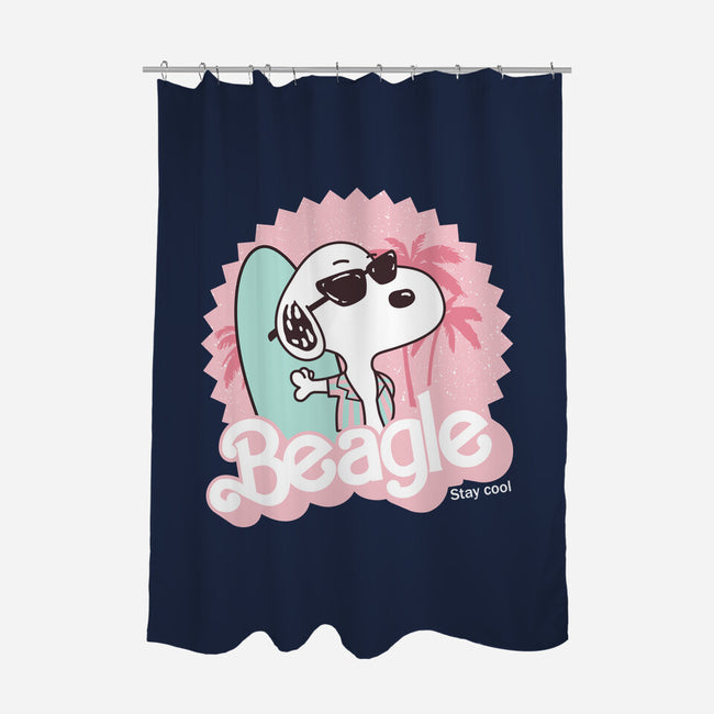 Cool Beagle-None-Polyester-Shower Curtain-retrodivision