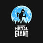 Shiny Metal Giant-Womens-Fitted-Tee-Vitaliy Klimenko