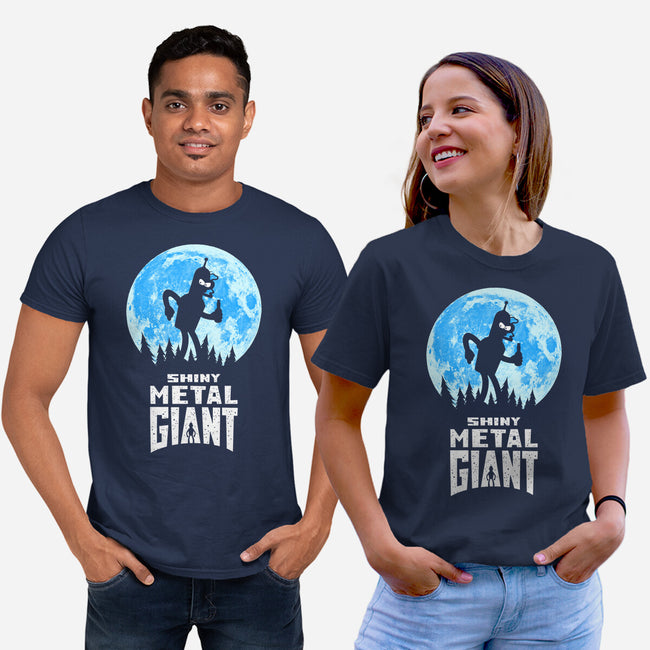 Shiny Metal Giant-Unisex-Basic-Tee-Vitaliy Klimenko