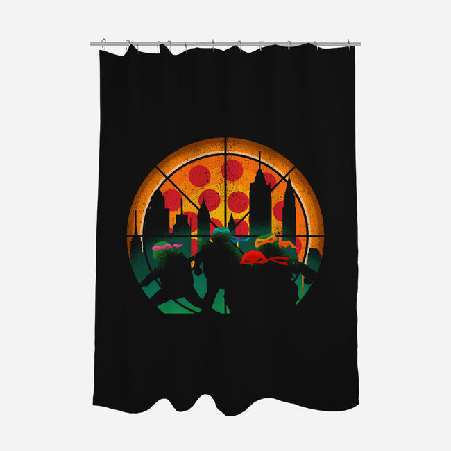 Slices Of City Adventure-None-Polyester-Shower Curtain-sachpica