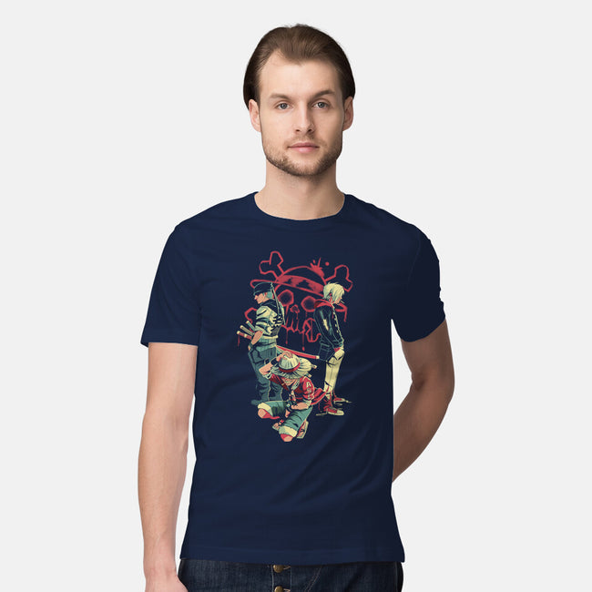 Monster Trio-Mens-Premium-Tee-Gazo1a