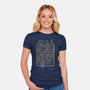 Flower Pals-Womens-Fitted-Tee-DCLawrence