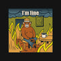 I'm Fine Bear Fire Meme-None-Indoor-Rug-tobefonseca