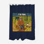 I'm Fine Bear Fire Meme-None-Polyester-Shower Curtain-tobefonseca