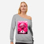 Barbenheimer Explosion-Womens-Off Shoulder-Sweatshirt-Benizdani