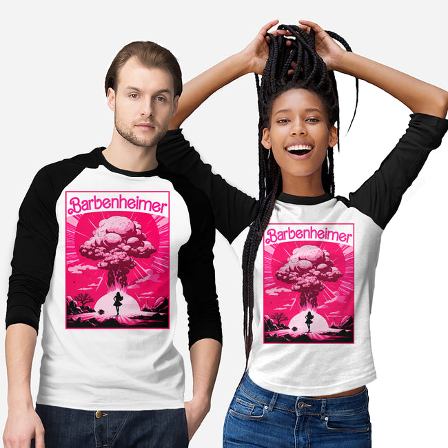 Barbenheimer Explosion-Unisex-Baseball-Tee-Benizdani