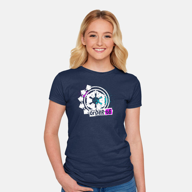 Execute Order 66-Womens-Fitted-Tee-RoboMega